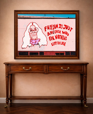 Janis Joplin Mural Print | Caya Crum