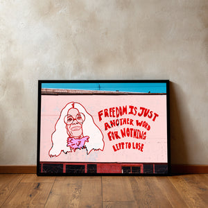 Janis Joplin Mural Print | Caya Crum