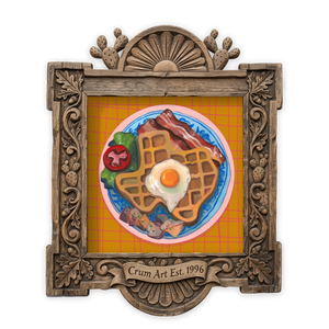 Texas Breakfast Waffle — one of the 3 prints in The Brunch Set | Crum Art