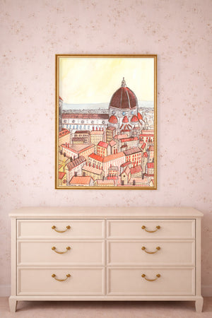 Sketchbook Art Print - Duomo in Florence Italy | Caya Crum