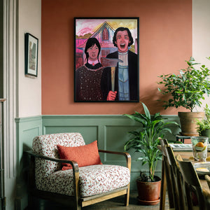 Shelley Duvall Portrait The Shining American Gothic Art Print | Caya Crum | Crum Art