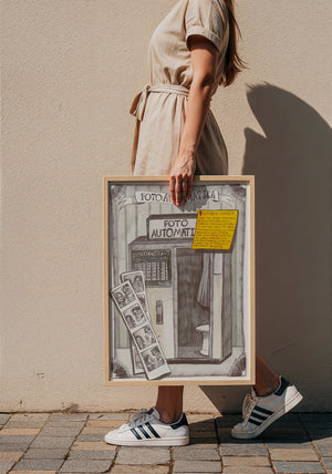 Fotoautomatica Florence travel art print by Caya Crum — framed with velvet mat