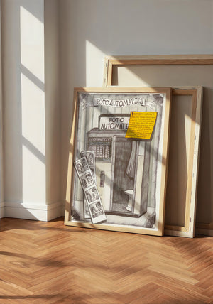 Fotoautomatica Florence travel art print by Caya Crum — neutral frame room mockup