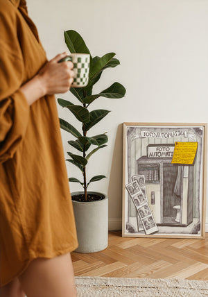 Fotoautomatica Florence travel art print by Caya Crum — framed with velvet mat
