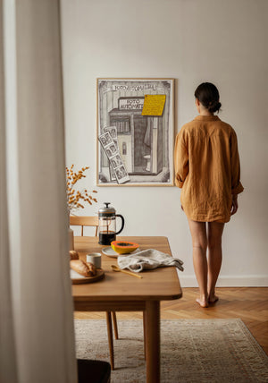 Fotoautomatica Florence travel art print by Caya Crum — framed with velvet mat