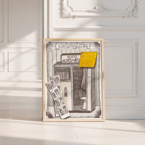 Fotoautomatica Florence travel art print by Caya Crum — neutral frame room mockup