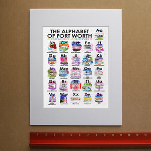 Fort Worth Art — Alphabet of Fort Worth Art and Decor | Caya Crum Art