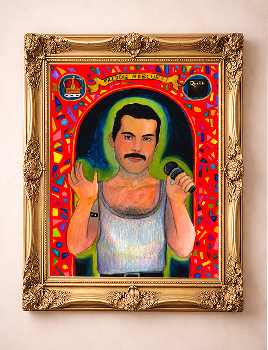 Freddie Mercury as a Saint Fan Art | Caya Crum