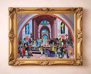 School of Rock Old Masters — one of the 3 prints in The Mixtape Set | Crum Art