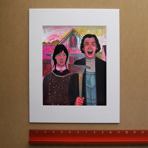 Horror Art | Shining American Gothic Print | Caya Crum