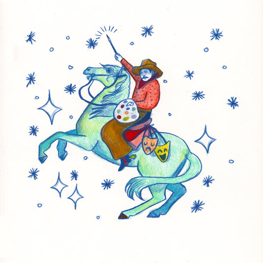 Horse Magic — original painting by Caya Crum