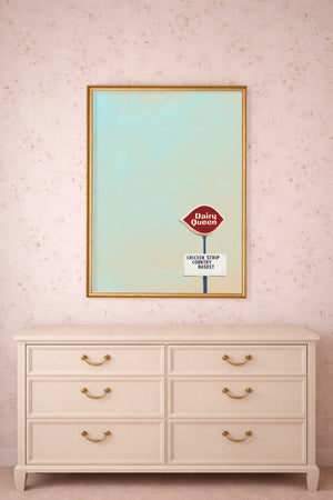 Dq Big Texas Sky shown framed by Crum Art