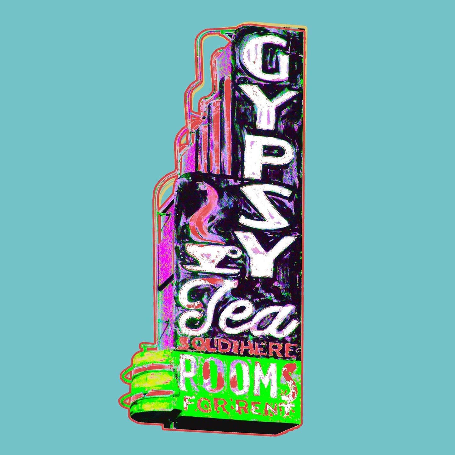 Dallas Art Prints & Gifts – Gypsy Tea Room Vintage Neon Sign | Betsy Crum Art Crum Art