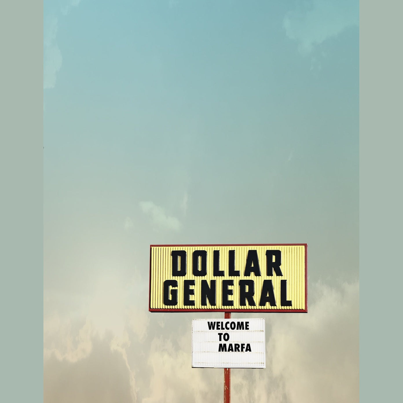 Dollar General Marfa Art Print — West Texas Sky Desert Wall Art | Betsy Crum Art Crum Art