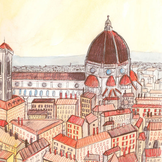 Duomo Florence Art Print | Italy Art Print | Caya Crum Crum Art