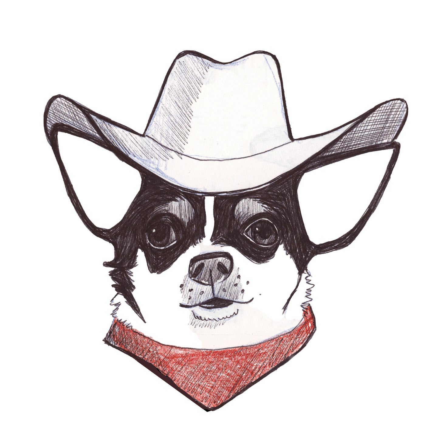 Edie The Rodeo Dog Goes to the Stockshow Art Print | Caya Crum Art Crum Art