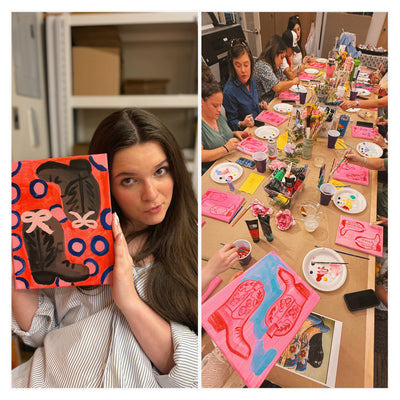 Boot Painting Workshop | Crum Art