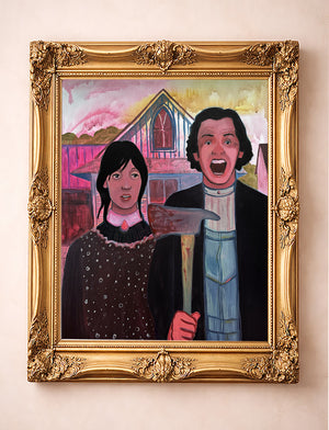 Shelley Duvall Portrait The Shining American Gothic Art Print | Caya Crum | Crum Art