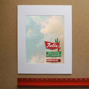 Felix Restaurant Houston Art Print — Texas Sky and Clouds Wall Art | Betsy Crum Art