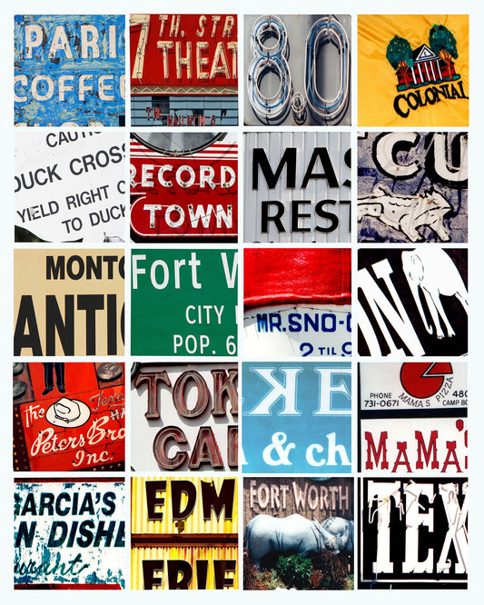 Fort Worth Art Prints — Fort Worth Icons Pop Art Print IYKYK Decor | Betsy Crum Art