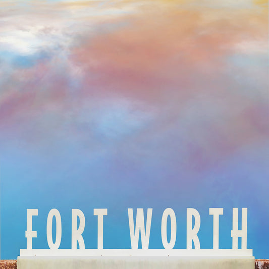 Fort Worth Art Prints — The Beautiful Water Gardens and Big Texas Sky | Betsy Crum Art