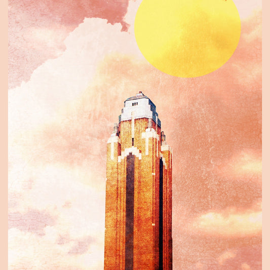 Fort Worth Art Will Rogers Art Print — Iconic Americana Wall Art | Betsy Crum Art Crum Art