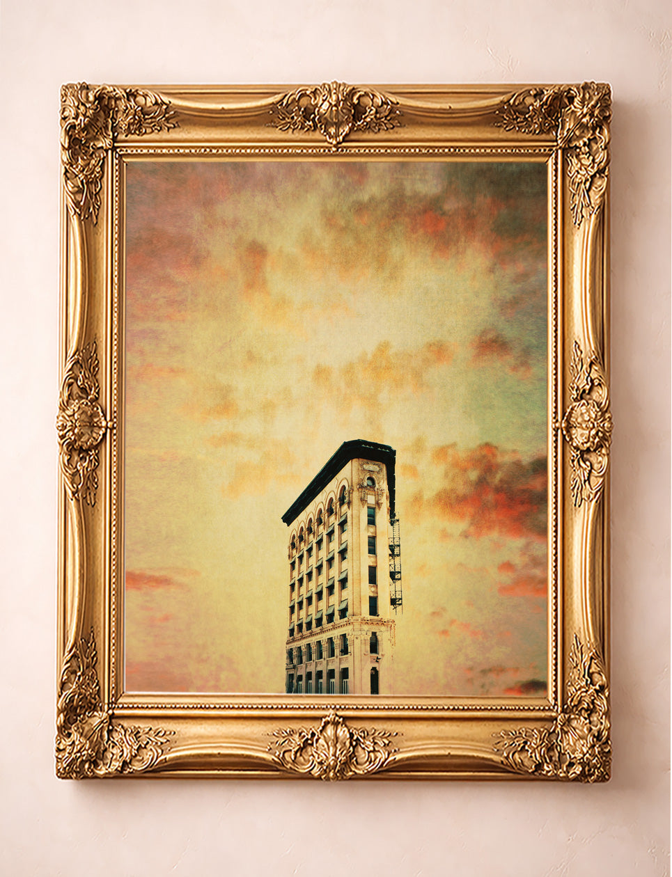 Fort Worth Art Flat Iron Building Print | Betsy Crum