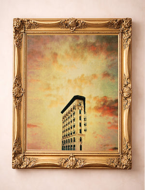 Fort Worth Art Flat Iron Building Print | Betsy Crum