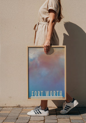 Water Gardens Close Up Fort Worth art print by Betsy Crum — framed with velvet mat