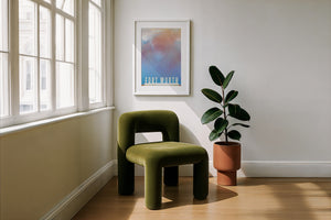 Water Gardens Close Up Fort Worth art print by Betsy Crum — framed with velvet mat