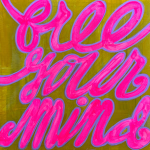 Free Your Mind Maximalist Art Print | Dopamine Decor | Betsy Crum Art Crum Art