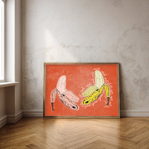Happy Bananas Print | Crum Art