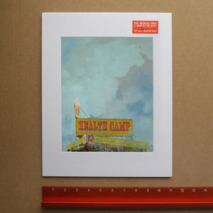 Waco Art Print – Health Camp Big Sky Sign | Betsy Crum