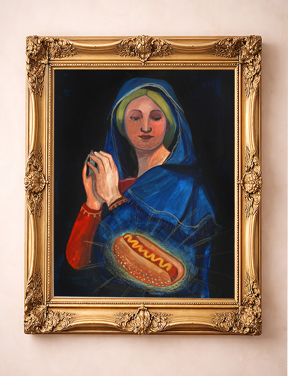 Old Masters Hot Dog ArtPrint | Caya Crum