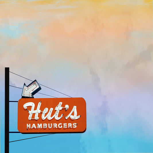 Hut's Restaurant Austin Sky Print | Betsy Crum | Crum Art Crum Art
