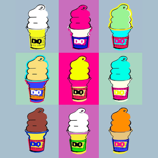 Ice Cream Wall Art Art Print | Betsy Crum | Crum Art Crum Art