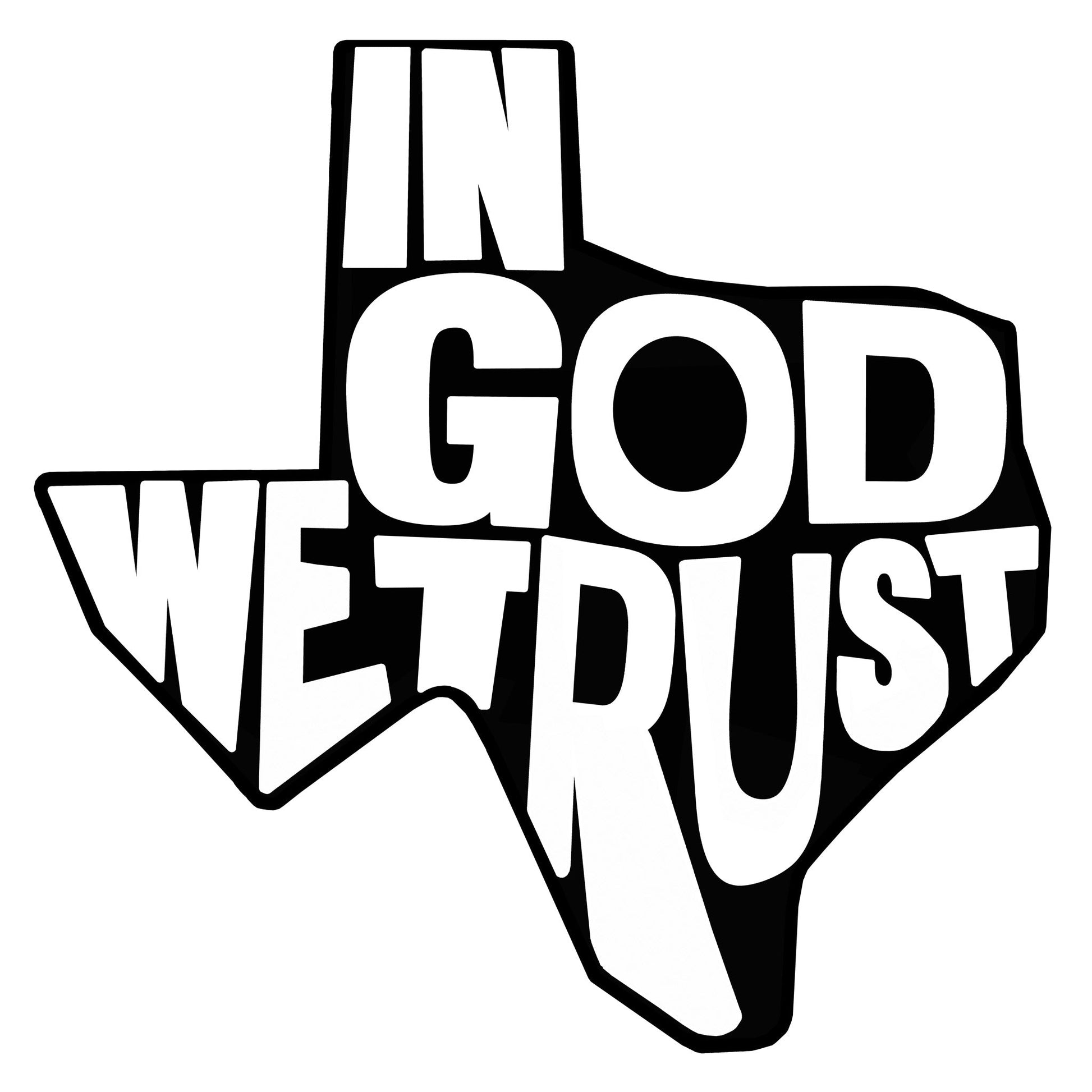 In God We Trust Texas Print | Betsy Crum | Crum Art Crum Art