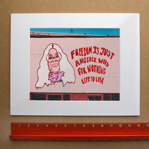 Janis Joplin Mural Print | Caya Crum