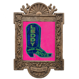 Leddy Boot Neon — one of the 3 prints in The Leddy Set | Crum Art