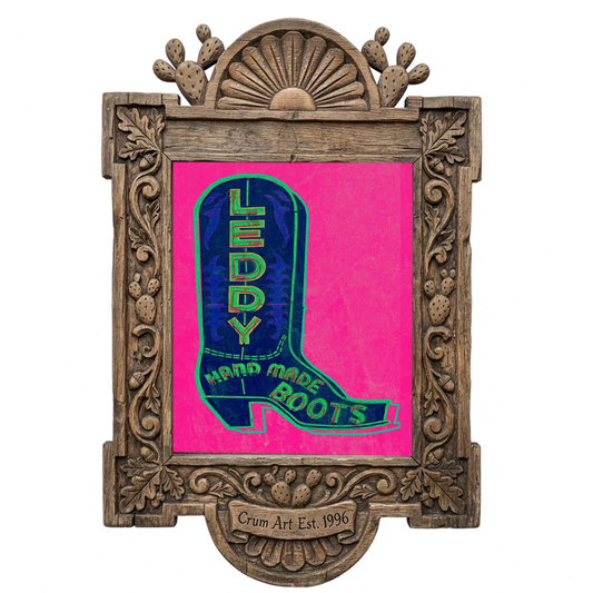 Leddy Boot Neon — one of the 3 prints in The Leddy Set | Crum Art