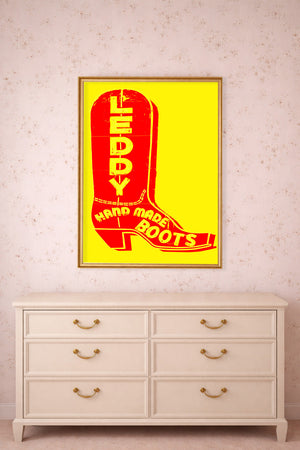 Fort Worth Leddy Grid Pink 8X10Jpg shown framed by Crum Art