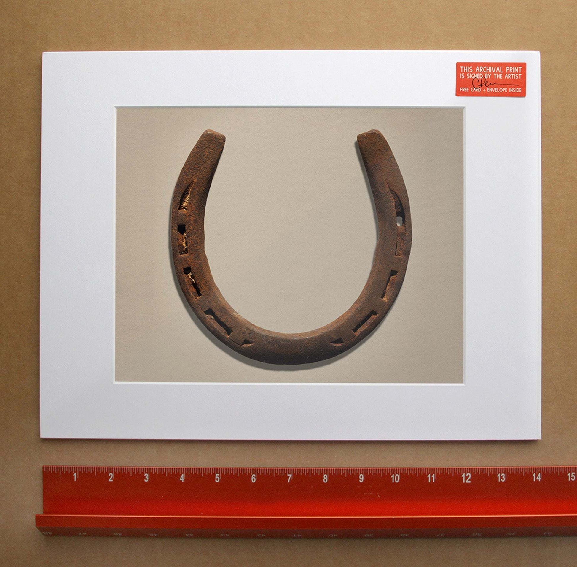 Lucky Horseshoe Photograph Print | Crum Art | Texas Art | Horseshoe