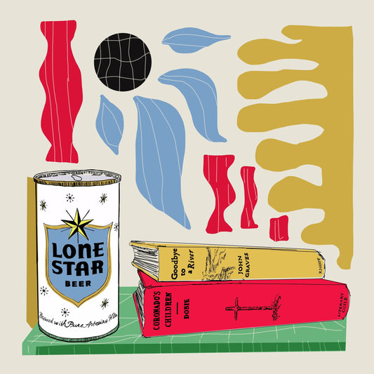 Matisse y Tejas Texas Collage Print | Betsy Crum | Crum Art Crum Art