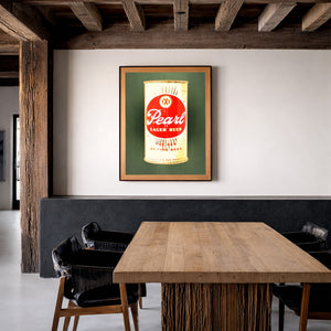 Pearl Bottle Yellow Sky shown framed by Crum Art