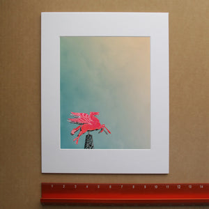 Dallas Art Prints & Gifts – Pegasus with Big Dallas Sky | Betsy Crum Art