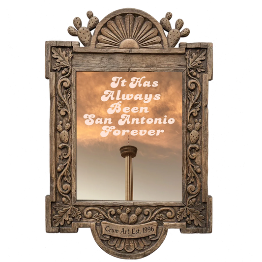 Forever Hemisfair — San Antonio art print by Betsy Crum in a carved wood frame