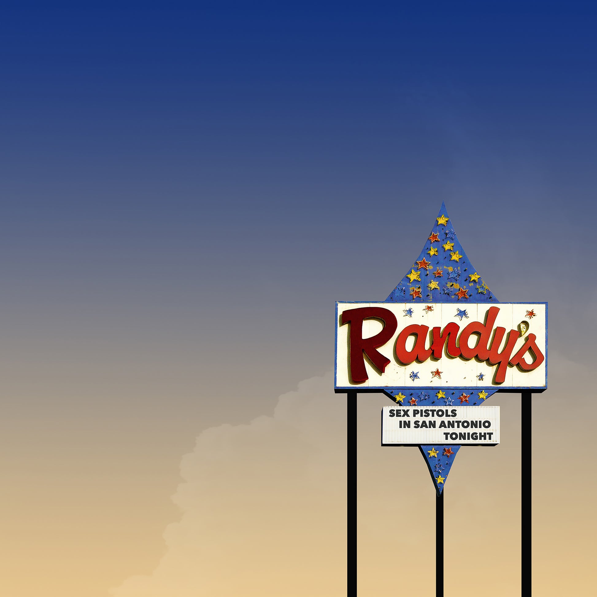 San Antonio Art - Randy’s Bingo Sign Big Sky Americana Print | Betsy Crum Art