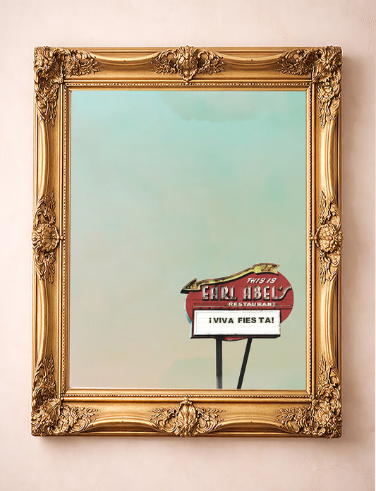 San Antonio Art - Earl Abel’s Viva Fiesta Marquee Big Sky Print | Betsy Crum Art