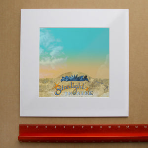 Big Bend Art Print -Starlight Lounge, Far West Texas Big Sky Wall Decor