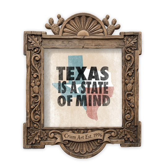 Texas State of Mind — one of the 3 prints in The Texas Set | Crum Art